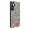 Onegif Samsung Galaxy A37 5G Bright Simli Kapak - Gümüş