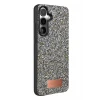 Onegif Samsung Galaxy A37 5G Bright Simli Kapak - Gümüş