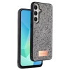 Onegif Samsung Galaxy A56 Bright Simli Kapak - Gümüş