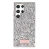 Onegif Samsung Galaxy S23 Ultra Bright Simli Kapak - Gümüş