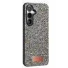 Onegif Samsung Galaxy S24 FE Bright Simli Kapak - Gold