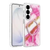 Onegif Samsung Galaxy S26 Lotus Simli Magsafe Kapak - Pembe