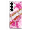 Onegif Samsung Galaxy S26 Lotus Simli Magsafe Kapak - Pembe