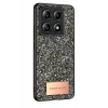 Onegif Xiaomi Mi 14T Pro Bright Simli Kapak - Gümüş
