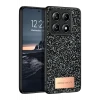 Onegif Xiaomi Mi 14T Pro Bright Simli Kapak - Siyah