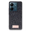 Onegif Xiaomi Redmi 13C Bright Simli Kapak - Siyah