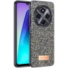 Onegif Xiaomi Redmi 14C Bright Simli Kapak - Gümüş