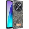 Onegif Xiaomi Redmi 14C Bright Simli Kapak - Gümüş
