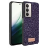 Onegif Xiaomi Redmi 15 4G Bright Simli Kapak - Derin Mor