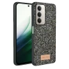 Onegif Xiaomi Redmi 15 4G Bright Simli Kapak - Gold