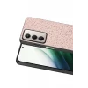 Onegif Xiaomi Redmi 15 4G Bright Simli Kapak - Pembe