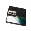 Onegif Xiaomi Redmi 15 4G Bright Simli Kapak - Siyah