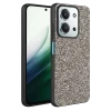 Onegif Xiaomi Redmi 15C 4G Bright Simli Kapak - Gümüş