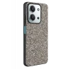 Onegif Xiaomi Redmi 15C 4G Bright Simli Kapak - Gümüş