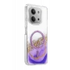 Onegif Xiaomi Redmi 15C 4G Lotus Simli Magsafe Kapak - Mor