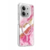 Onegif Xiaomi Redmi 15C 4G Lotus Simli Magsafe Kapak - Pembe