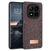 Onegif Xiaomi Redmi Note 14 Pro 4G Bright Simli Kapak - Derin Mor