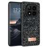 Onegif Xiaomi Redmi Note 14 Pro 4G Bright Simli Kapak - Siyah