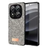 Onegif Xiaomi Redmi Note 14 Pro 5G Bright Simli Kapak - Gold