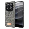 Onegif Xiaomi Redmi Note 14 Pro 5G Bright Simli Kapak - Gümüş