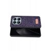Onegif Xiaomi Redmi Note 15 4G Bright Simli Kapak - Derin Mor