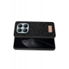 Onegif Xiaomi Redmi Note 15 Pro 5G Bright Simli Kapak - Siyah