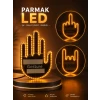 PARMAK LED AMBER RENKLİ IŞIK