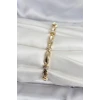 Pirinç Gold Renk Sütun Model Kadın Bileklik