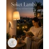 Priz Lambası Esnek Kollu Yatak Başı Aydınlatma