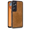 Realme C65 Kılıf Aras Deri Kapak - Taba
