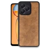 Realme Note 50 4G Kılıf Aras Deri Kapak - Taba