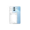 Realme Note 60 Kılıf Kart Şeffaf Silikon - Şeffaf
