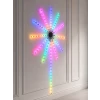 RGB Fireworks LED Duvar Aydınlatması Telefon Kontrollü Dekoratif Ortam Işığı