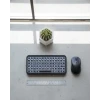 RGB Işıklı Kablosuz Mini Klavye 10 mm İnce Gövde
