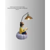 Romantik Çift Temalı Dekoratif Masa Lambası Yumuşak LED Işık