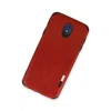 Samsung Galaxy J7 Pro / J730 Kılıf Loop Deri Silikon - Kırmızı