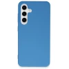 Samsung Galaxy S24 Plus Kılıf First Silikon - Mavi