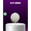 Şarjlı 3D Baskılı 16 Renk Ay Lambası Stand