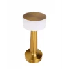 Şarjlı Gold Mantar Masa Lambası Dimmer Ayarlı Kablosuz LED Lamba
