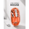 Sessiz Kablosuz USB Girişli Mouse Fare Yüksek Performanslı