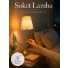 Soket Lamba Yatak Başı Işığı Ayarlanabilir Boyunlu