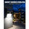 Solar Güneş Enerji Panelli Sensörlü Lamba Enerji Tasarruflu