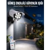 Solar Lamba Kamera Görünümlü Duvar Lambası Dönebilen Bahçe Aydınlatması