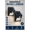 Solar Sensörlü Duvar Lambası Bahçe Lamba 20 Led Işık