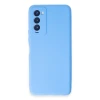 Tecno Camon 18 Kılıf First Silikon - Mavi