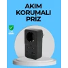 Termal Korumalı Priz Otomatik Çocuk Kilidi 4 USB Type C