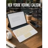 Touchpad Uyumlu Bluetooth Klavye Slim Kablosuz Wifi Q Klavye