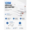 Turbo 120W Hızlı Şarj Cihazı Type-C Kablolu