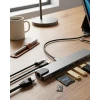 Type C Çoklu Port Hub 8 Port USB HDMI SD Kart Ethernet Adaptör
