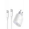 Type-C Hızlı Şarj Özellikli Cihazı USB-C Kablo Dahil